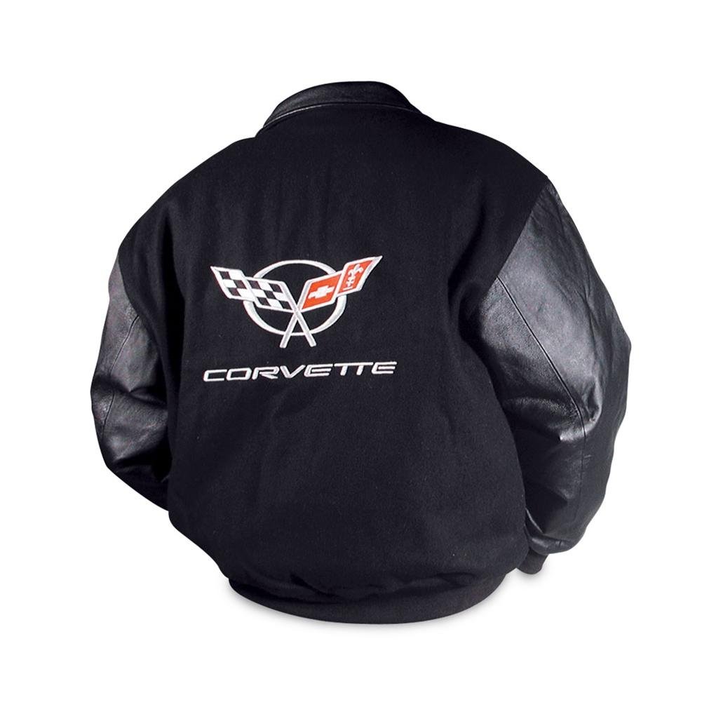 Corvette Jacket - C5 Varsity Jacket w/Lamb Sleeves