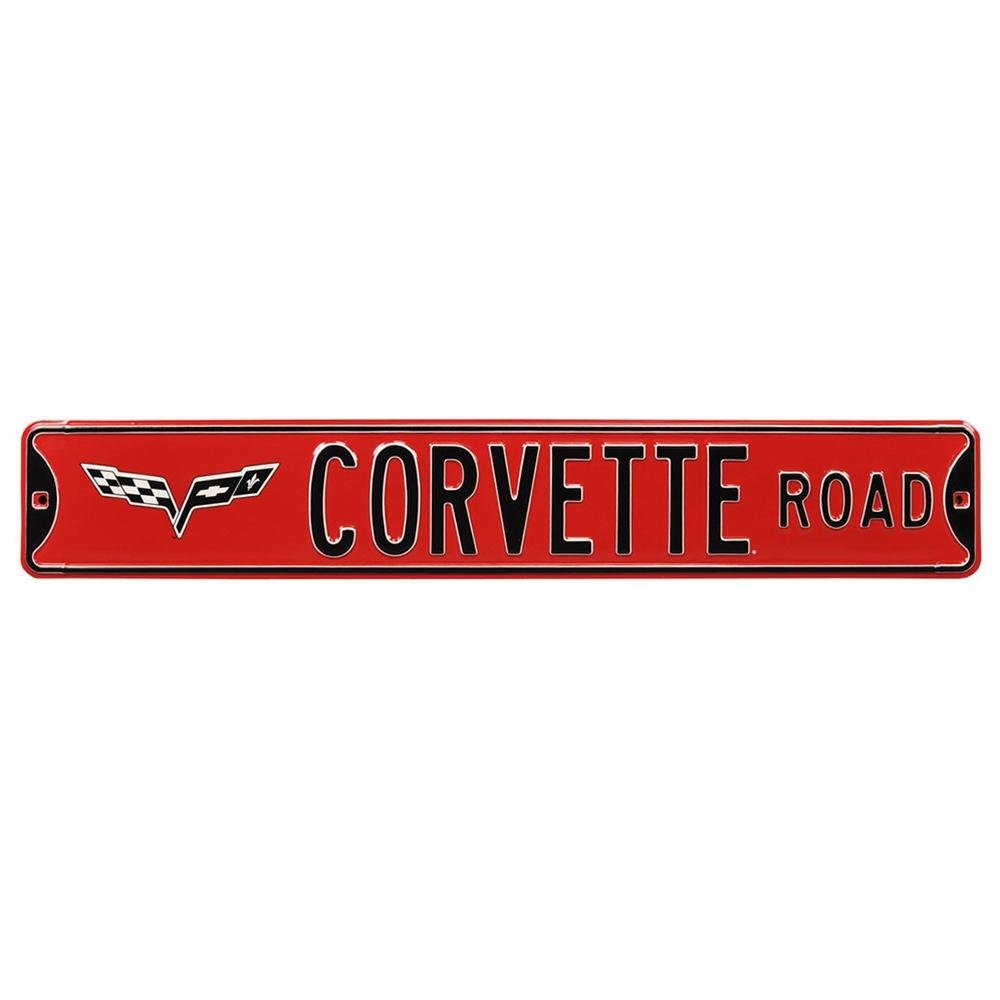 Corvette Road Sign - 6" x 36" : 2005-2013 C6