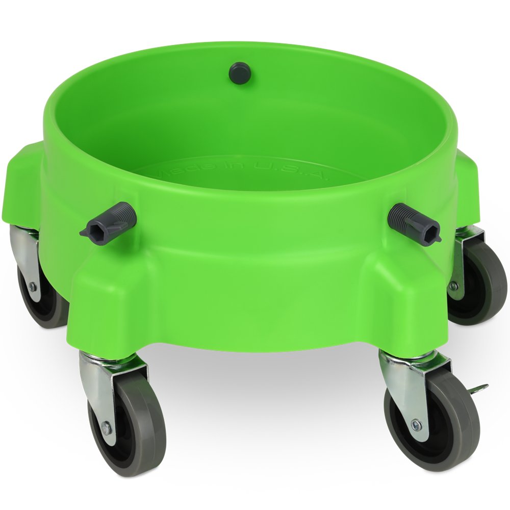 Liquid X Bucket Dolly Lime Green w/3