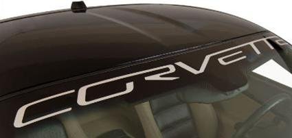 Corvette Windshield Decal Letter Kit : 2005-2013 C6,Z06,ZR1,GS