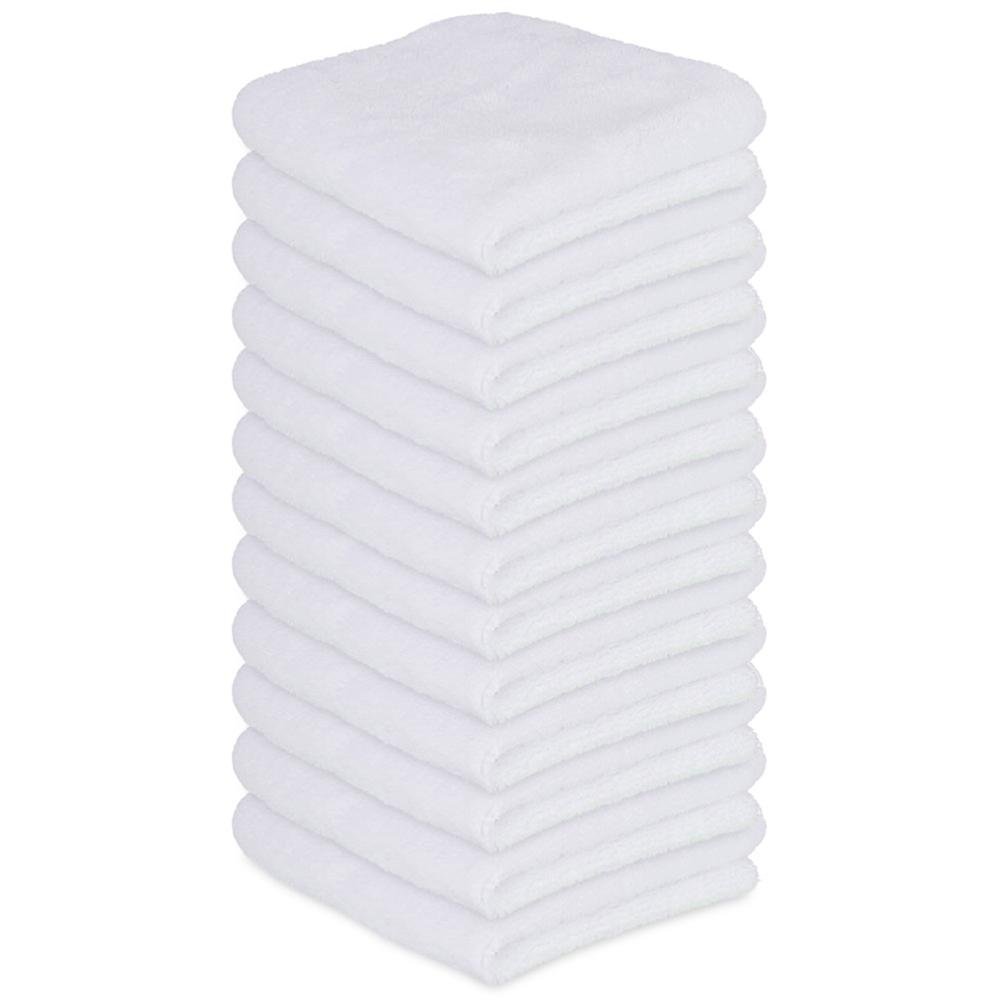 Liquid X Premium Microfiber Detailing Towels - 16" x 16" : White