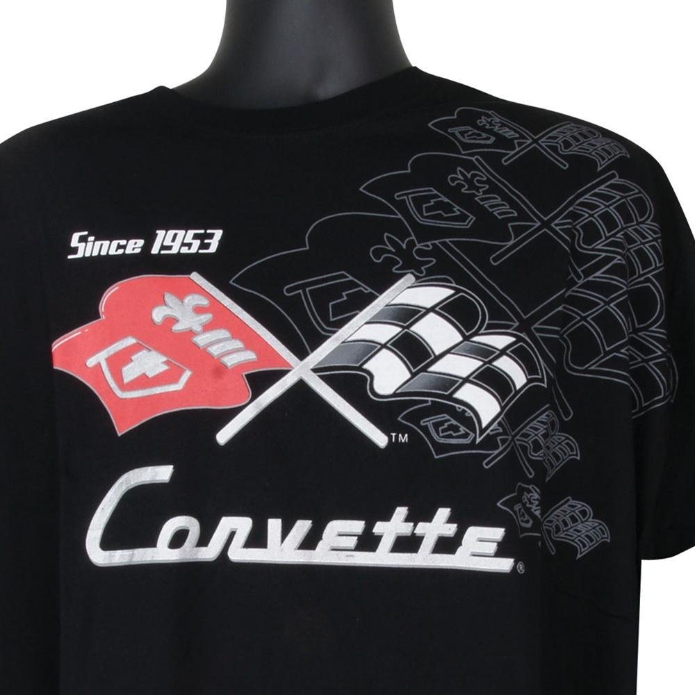 Corvette All Logo T-Shirt : Black