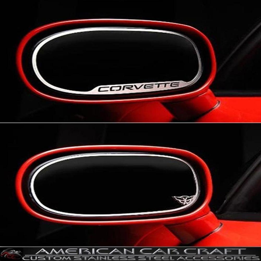 Corvette Sideview Mirror Trim : 1997-2004 C5 & Z06
