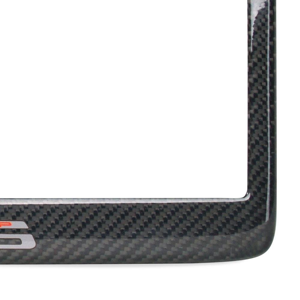 Corvette Logo License Plate Frame - Carbon Fiber : C6 Z06 2006 - 2013