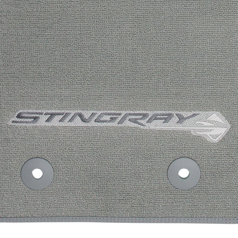 C7 Corvette Floor Mats - Gray w/Stingray Logo : C7 Stingray