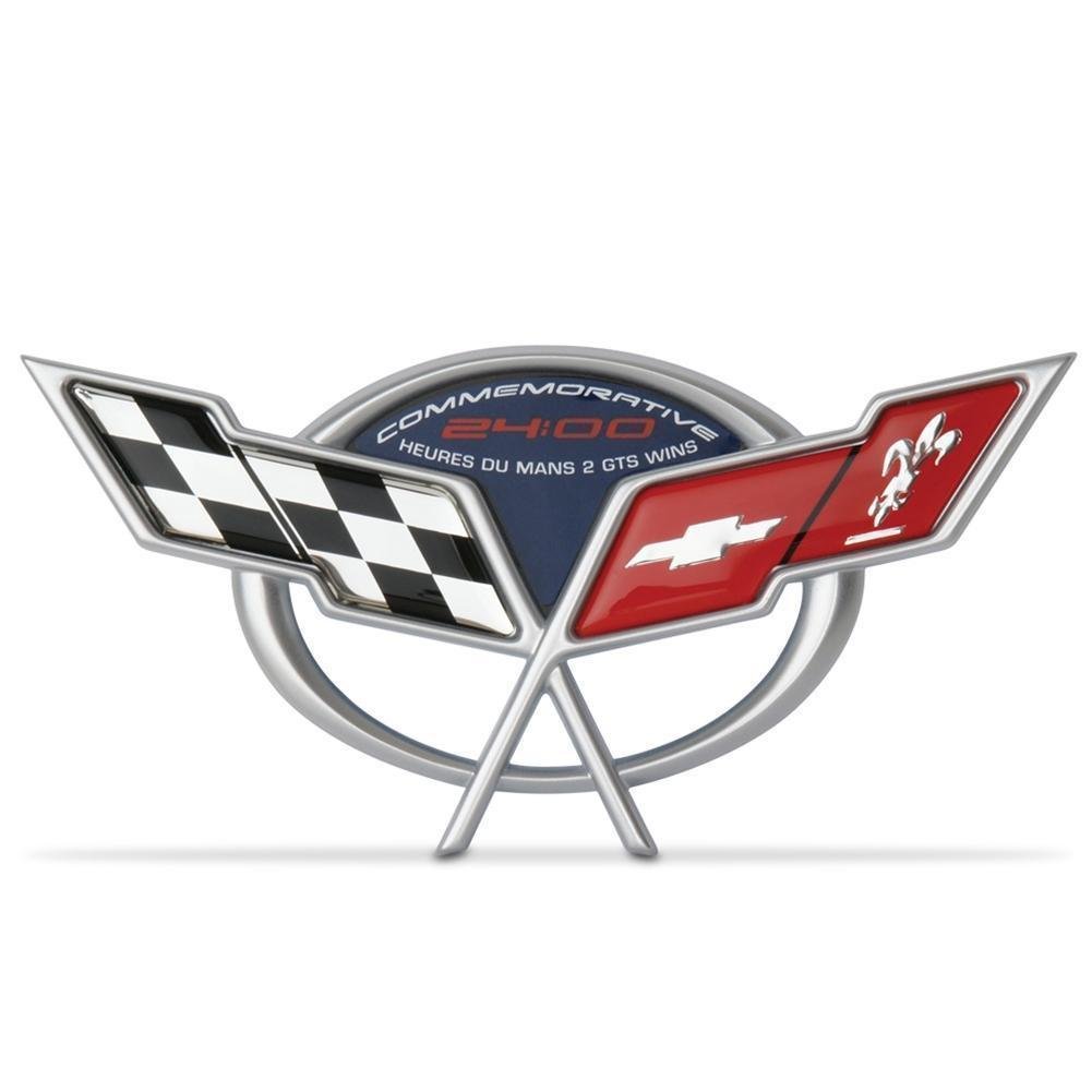 Corvette Waterfall Emblem - Commemorative 24 Hour Lemans Edition Logo : 1997-2004 C5 & Z06