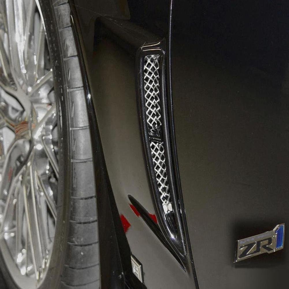 Corvette RaceMesh Rear Brake Duct Grilles : 2009-2013 ZR1