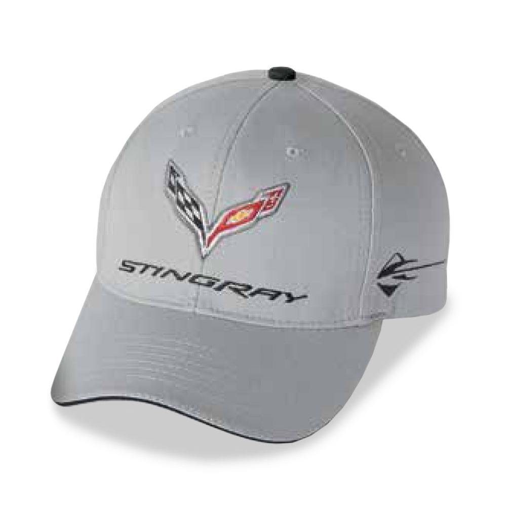 C7 Corvette Stingray Car Color Matching Hat/Cap - Embroidered : Cyber Grey