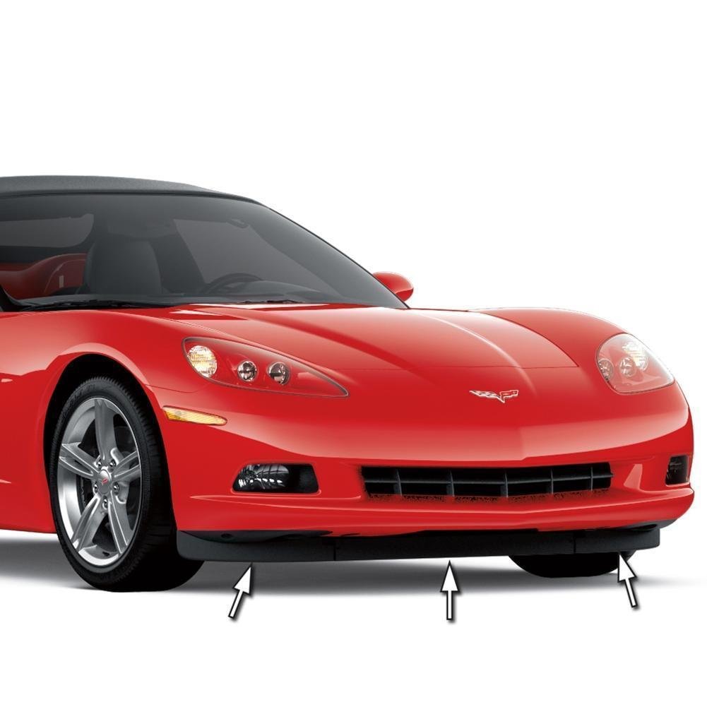 C6 Corvette Front Lower Center Spoiler – Fits 2005-2013, Black (Mid-91323)