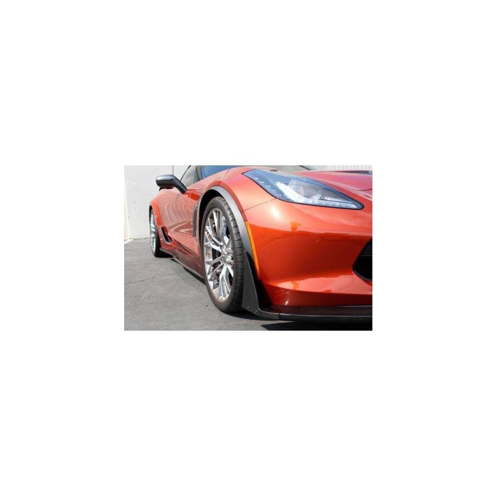 Corvette Front Bumper Canards - Carbon Fiber - APR Performance : C7 Z06