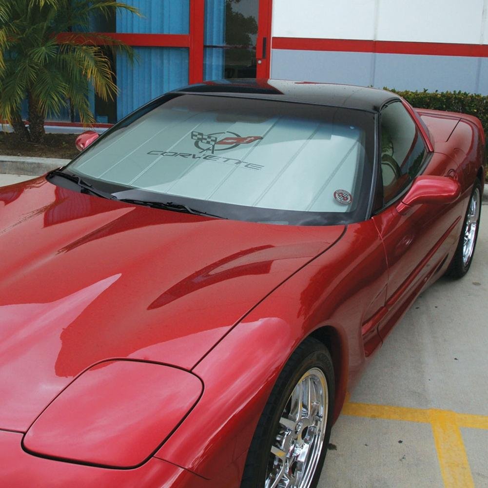 Corvette Accordion Style Sunshade - Insulated : 1997 - 2004 C5