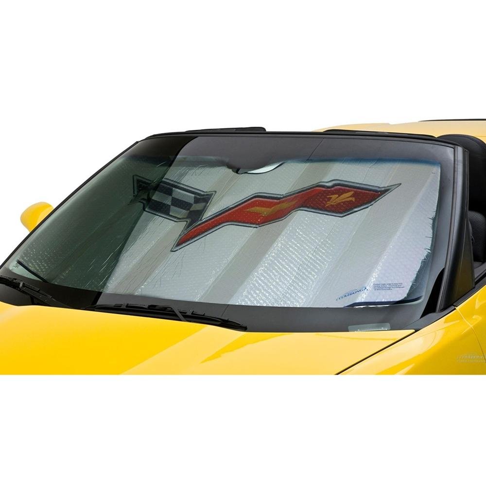 Corvette Folding Insulated Windshield Sun Shade : 2005 - 2013 C6