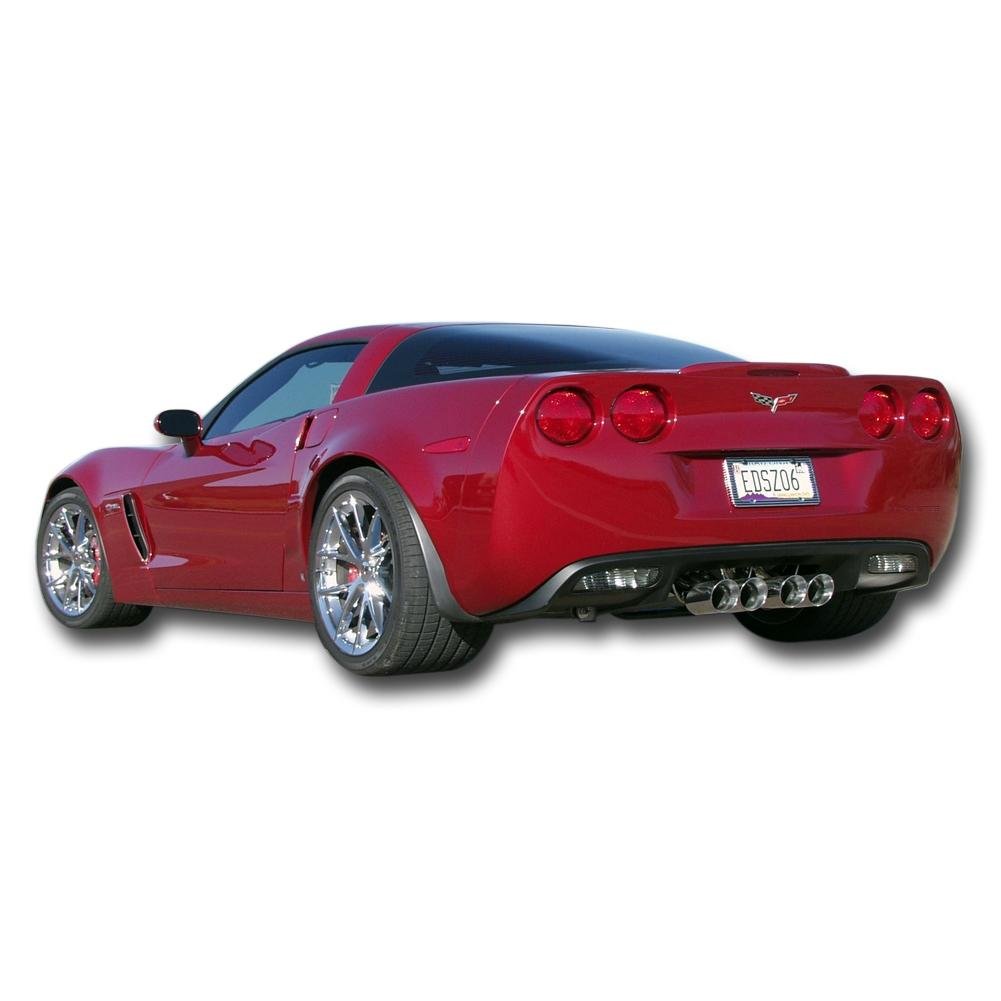 Corvette Exhaust System - B&B Bullet with 4" Quad Round Tips : 2006-2013 C6 Z06 & ZR1