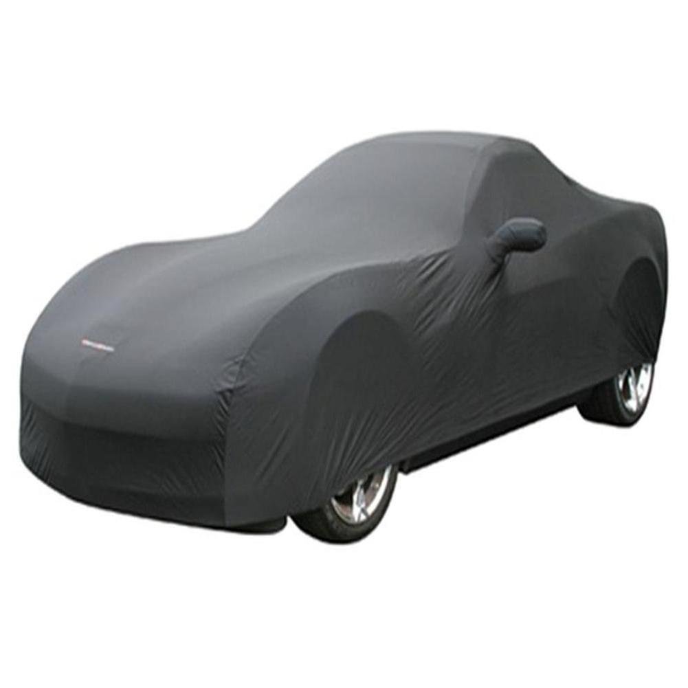 Corvette Car Cover - GM Dust Cover with Grand Sport Logo - Black(Indoor): 2010-2013