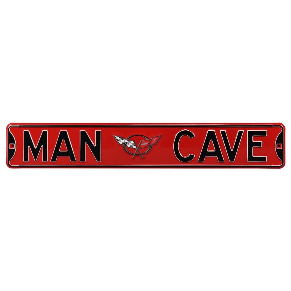 Corvette Man Cave Street Sign - 6