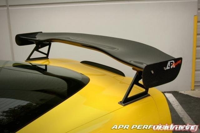 Corvette Rear Wing - GTC-500 Adjustable Wing 70" : 2005-2013 C6, Z06, ZR1, Grand Sport