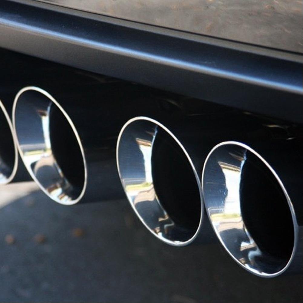 Corvette Exhaust System - B&B Fusion with Quad 4" Round Tips : 2009-2013 C6 for NPP Equipped