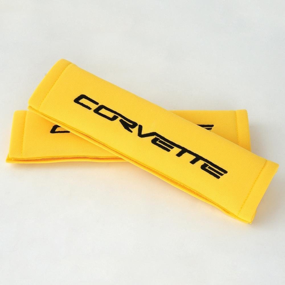 Corvette Seatbelt Harness Pad - Yellow : 2005-2013 C6