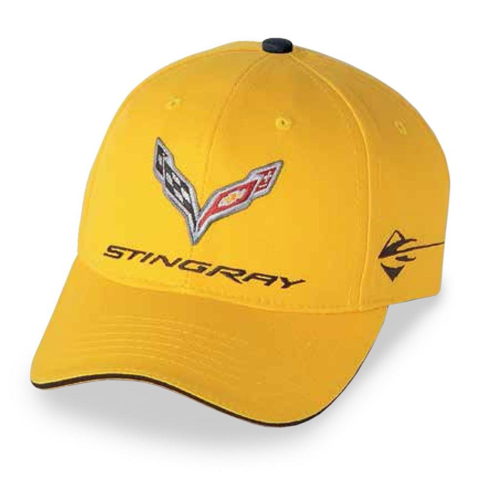 C7 Corvette Stingray Car Color Matching Hat/Cap - Embroidered : Velocity Yellow