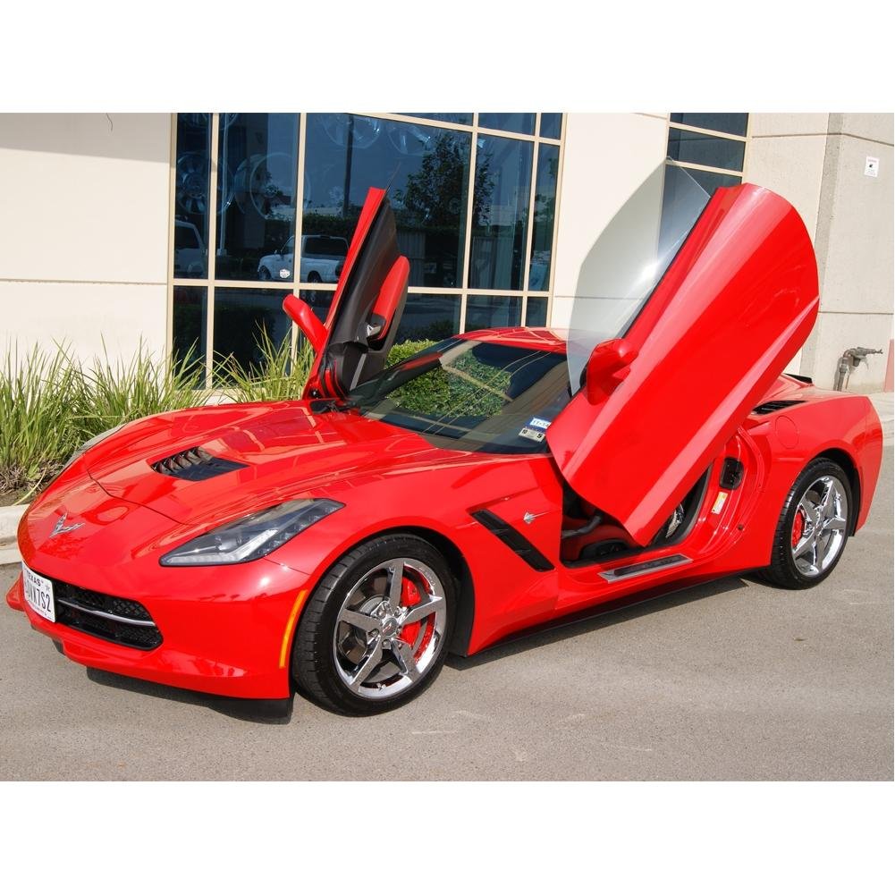 Corvette Lambo Style Vertical Doors - Hinge Conversion Kit : C7 Stingray, Z51, Z06, Grand Sport