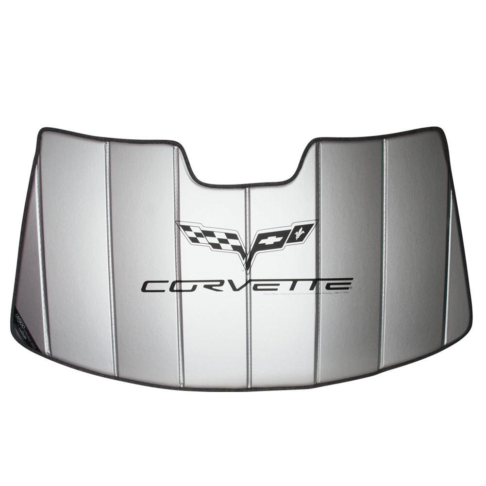 Corvette Accordion Style Sunshade - Insulated : 2005 - 2013 C6
