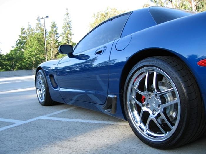2004 C5Z06 Style Corvette Wheels (Set) : Chrome 1997-2004 C5 & Z06