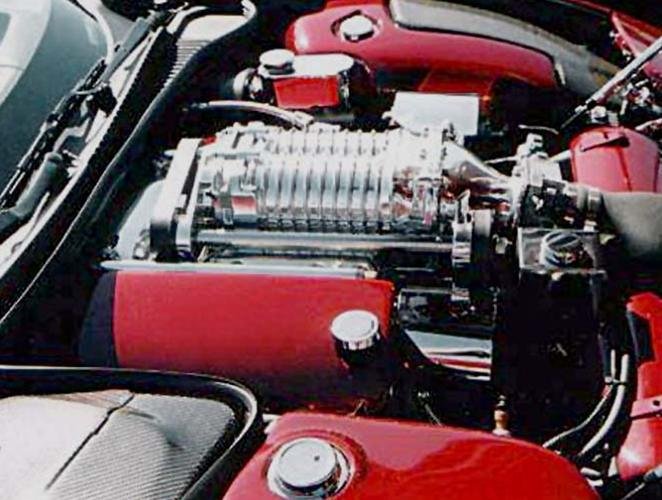 Corvette Fuel Rail Covers for MagnaCharger : 1997-1998 C5