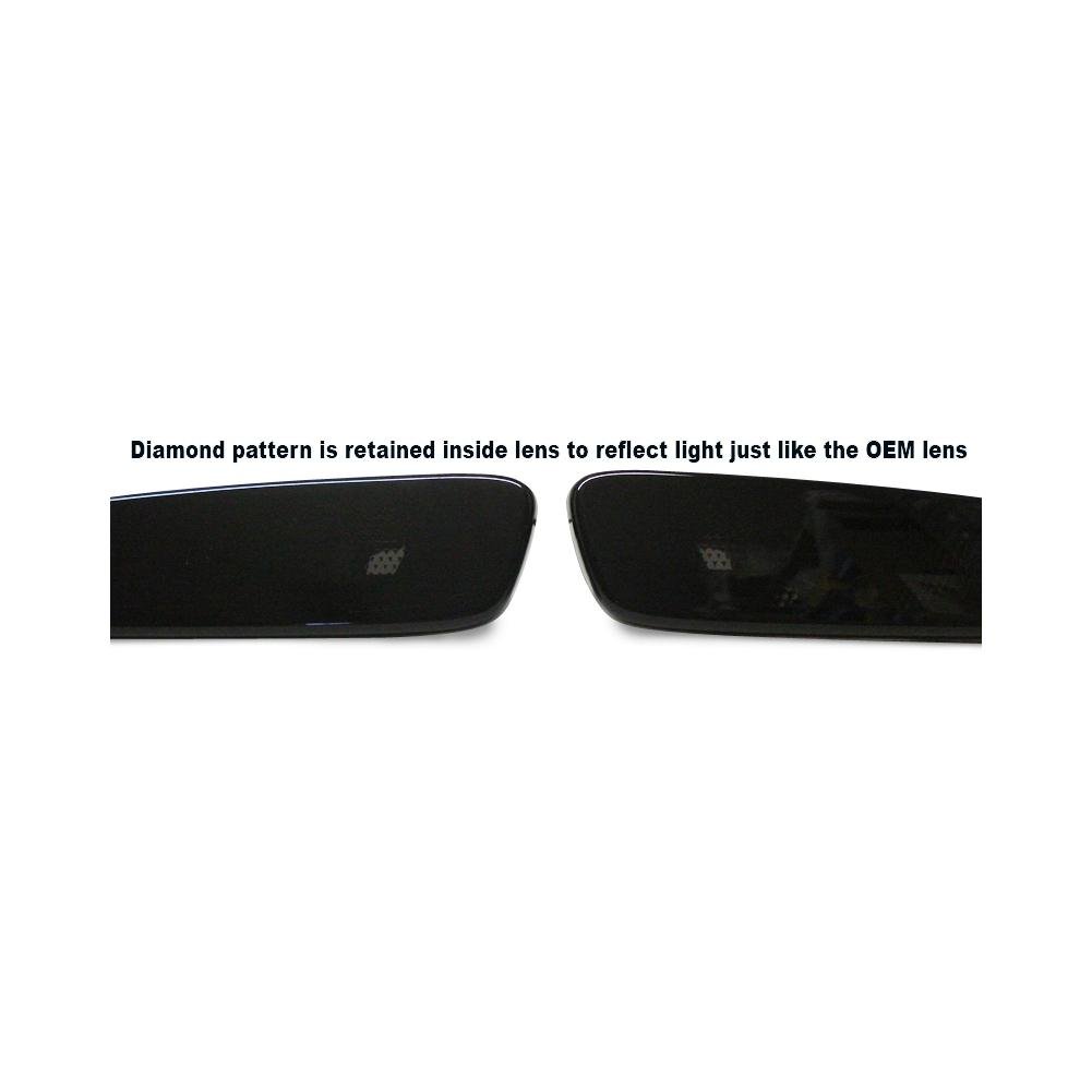 Corvette Replacement Side Marker Light 2 Pc. (Set) - Front or Rear Smoked : 2005-2013 C6, Z06, ZR1 & Grand Sport