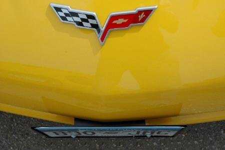 Corvette License Plate Holder - Fast On/Off : 2005-2013 C6 Coupe & Convertible