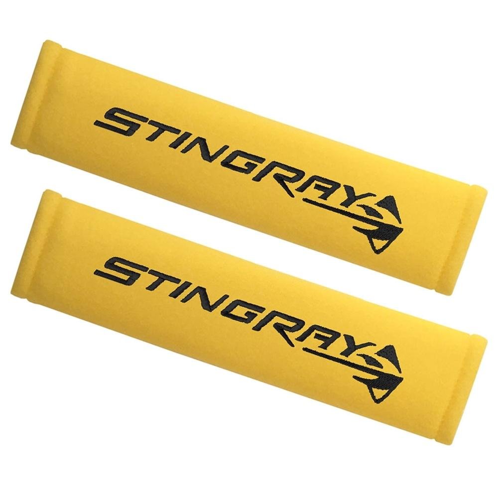 Corvette Seatbelt Harness Pad - Yellow : C7 Stingray
