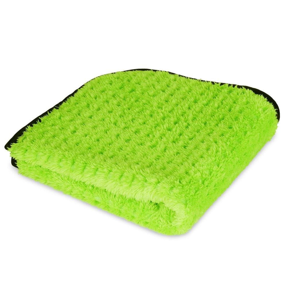 Liquid X Green Xtreme Detail Plush Waffle Weave Towel - 16