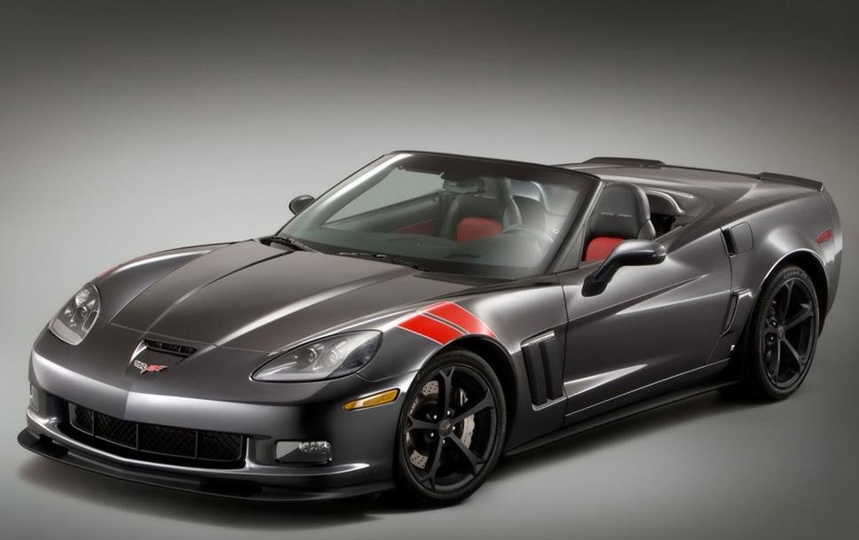 2010 Grand Sport Corvette GM Wheel Exchange (Set) : Black Chrome 18x9.5/19x12