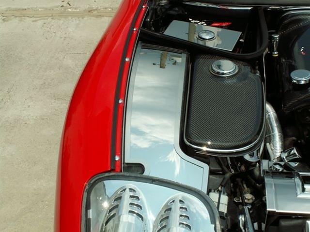 Corvette Inner Fender Covers 2 Pc. (Set) - Polished Stainless Steel : 1997-2004 C5 & Z06