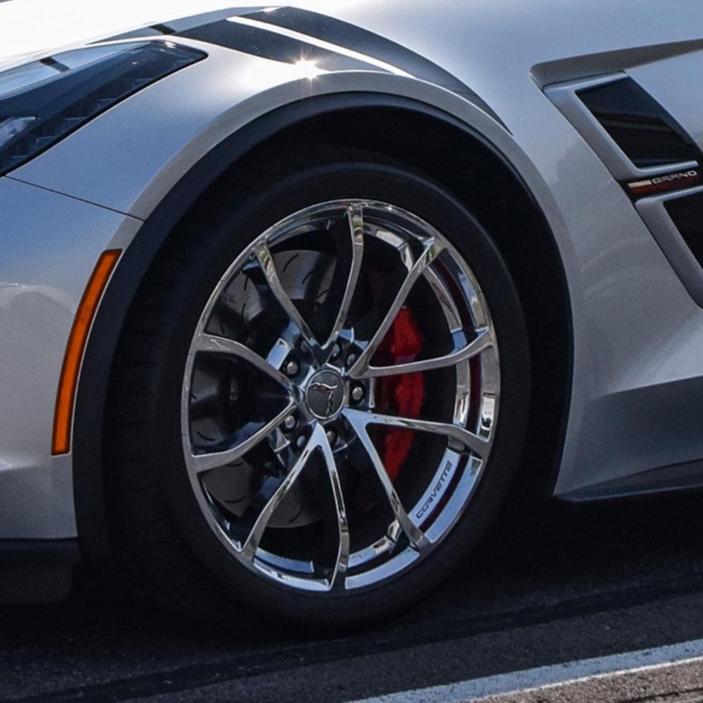 C7 Corvette Grand Sport Centennial GM Wheel Exchange (Set) : Chrome 19x10/20x12