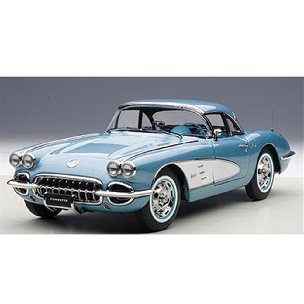 C1 Corvette - Die Cast 1:18 - Silver Blue : 1958 C1