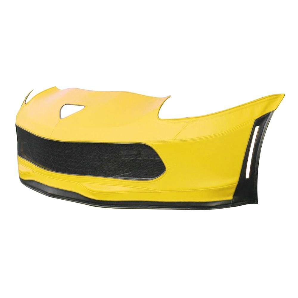 Corvette SpeedLingerie Super Bra - Nose Cover - Stage 1 No Grille Camera - Velocity Yellow : C7 Z06, Grand Sport