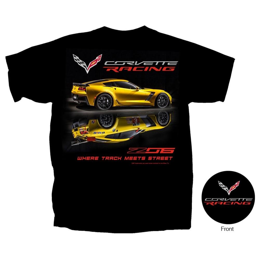 C7 Corvette - Z06 Corvette Racing T-shirt : Black