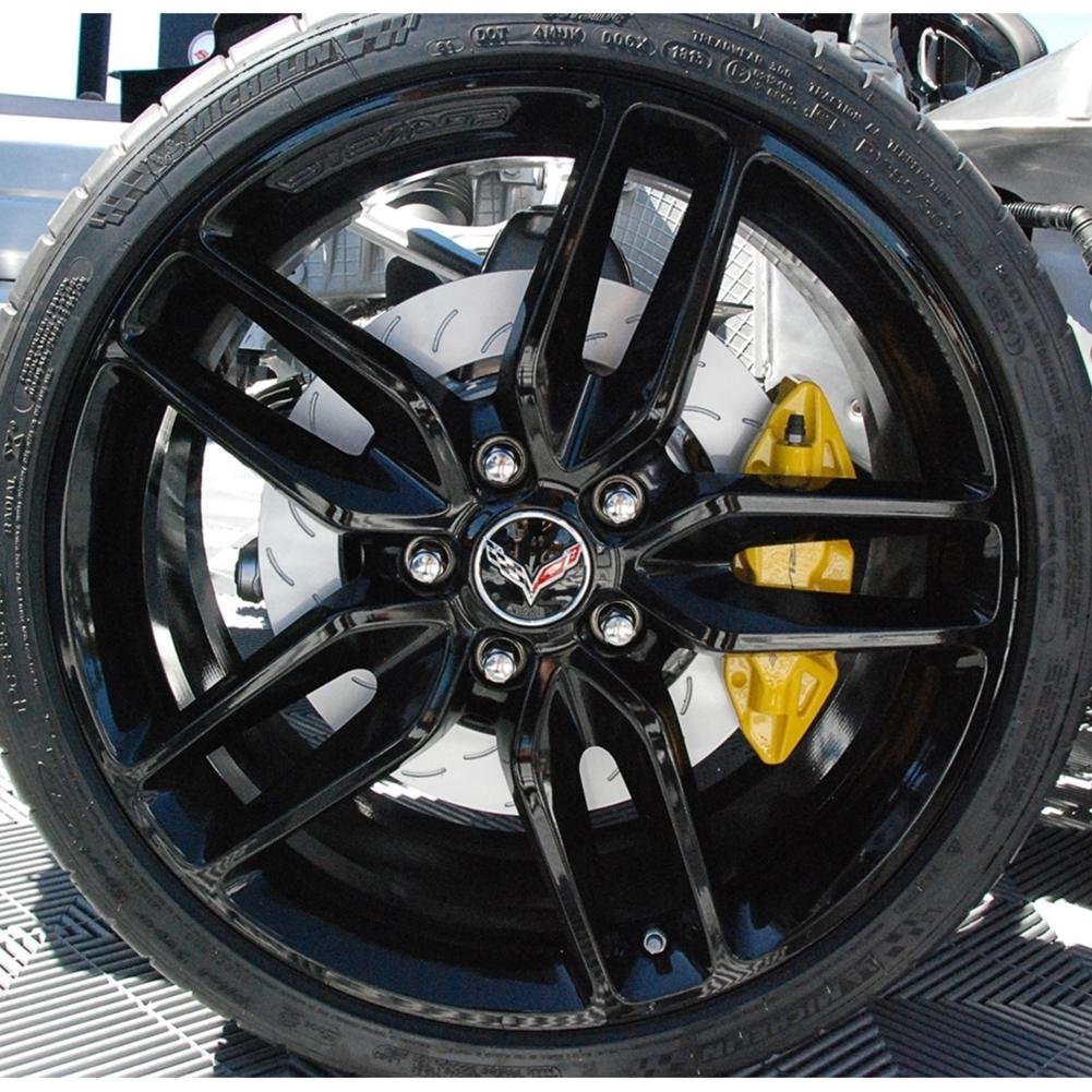 Corvette Wheel - C7 Corvette Stingray Z51 Split Spoke GM : Gloss Black