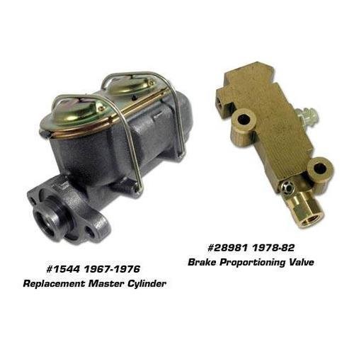 Corvette Master Cylinder with Power Brake Booster - Remanufactured: 1968-1976