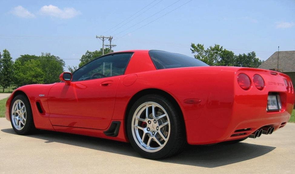 2004 C5Z06 Style Corvette Wheels (Set) : Chrome 1997-2004 C5 & Z06