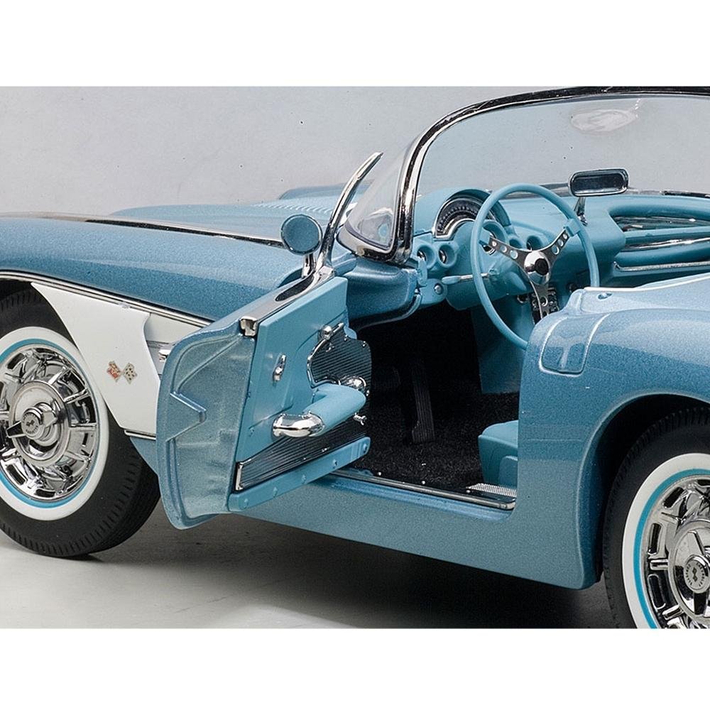 C1 Corvette - Die Cast 1:18 - Silver Blue : 1958 C1