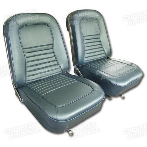 Corvette Leather Seat Covers. Teal: 1967