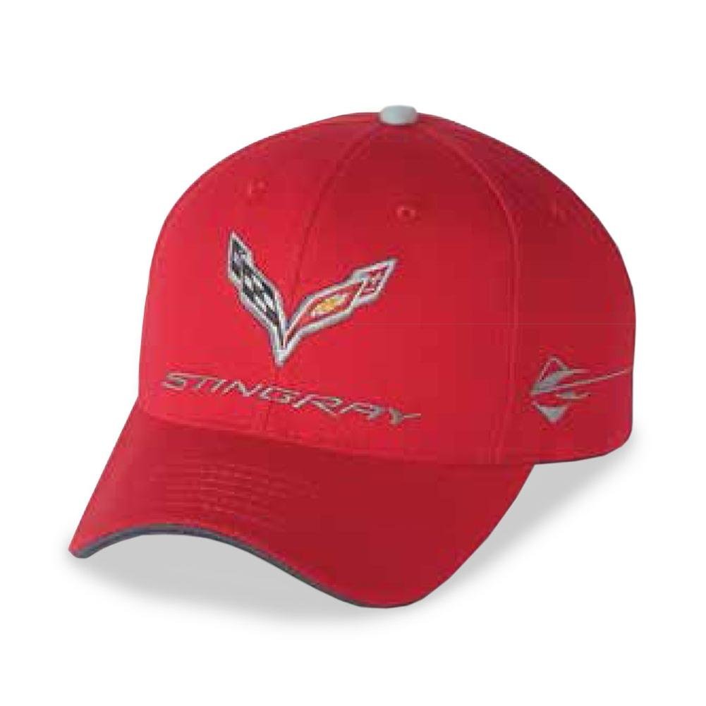 C7 Corvette Stingray Car Color Matching Hat/Cap - Embroidered : Torch Red
