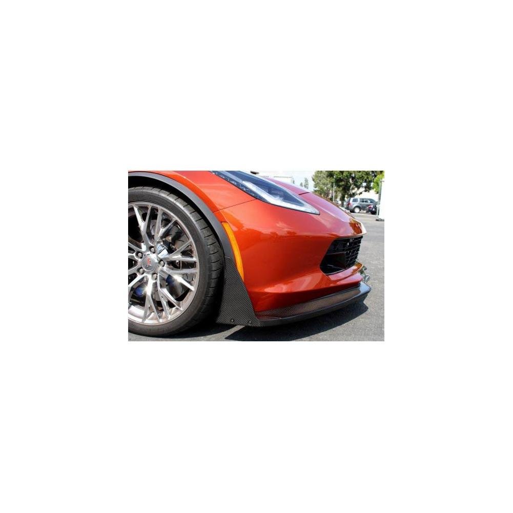 Corvette Front Bumper Canards - Carbon Fiber - APR Performance : C7 Z06