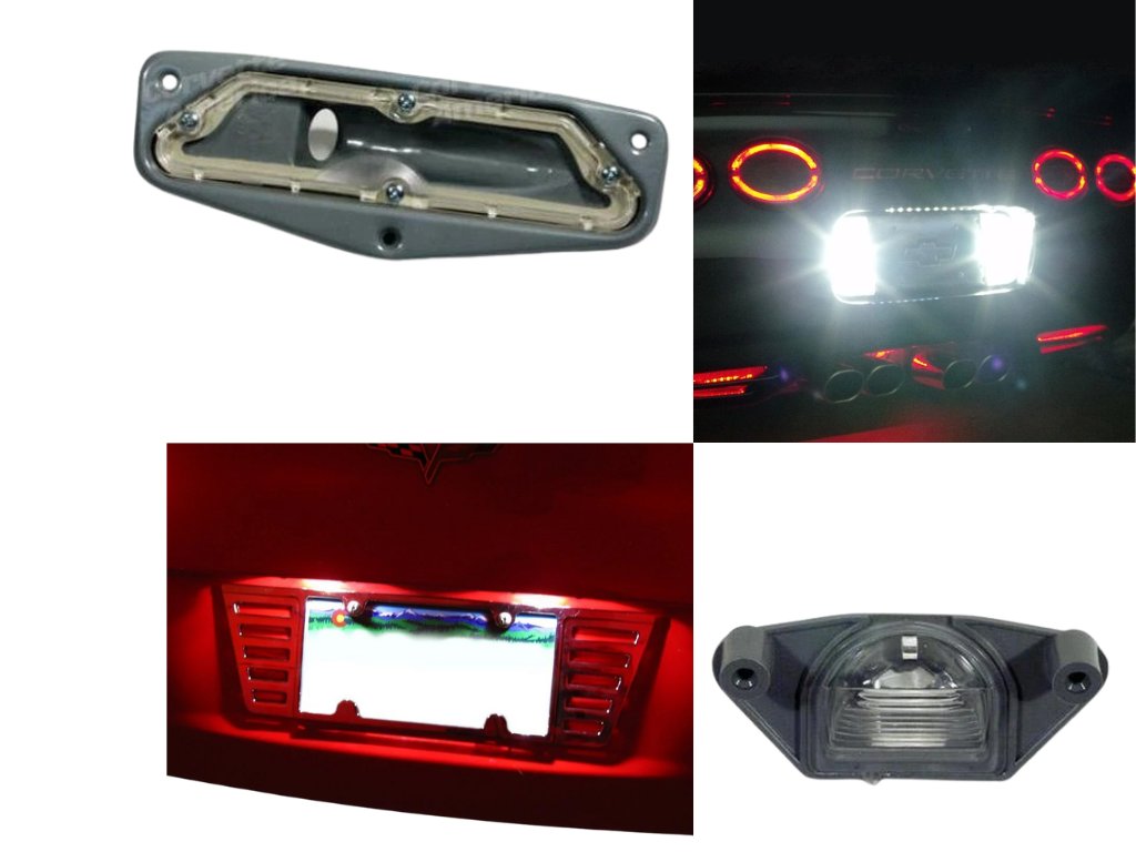 Corvette License Plate Lights