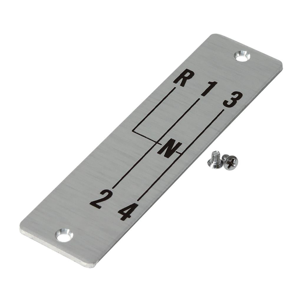 C1 1959-1962 Corvette 4 Speed Shift Indicator Plate