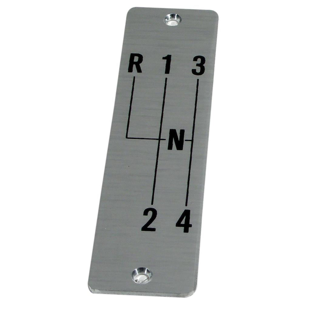 C1 1959-1962 Corvette 4 Speed Shift Indicator Plate