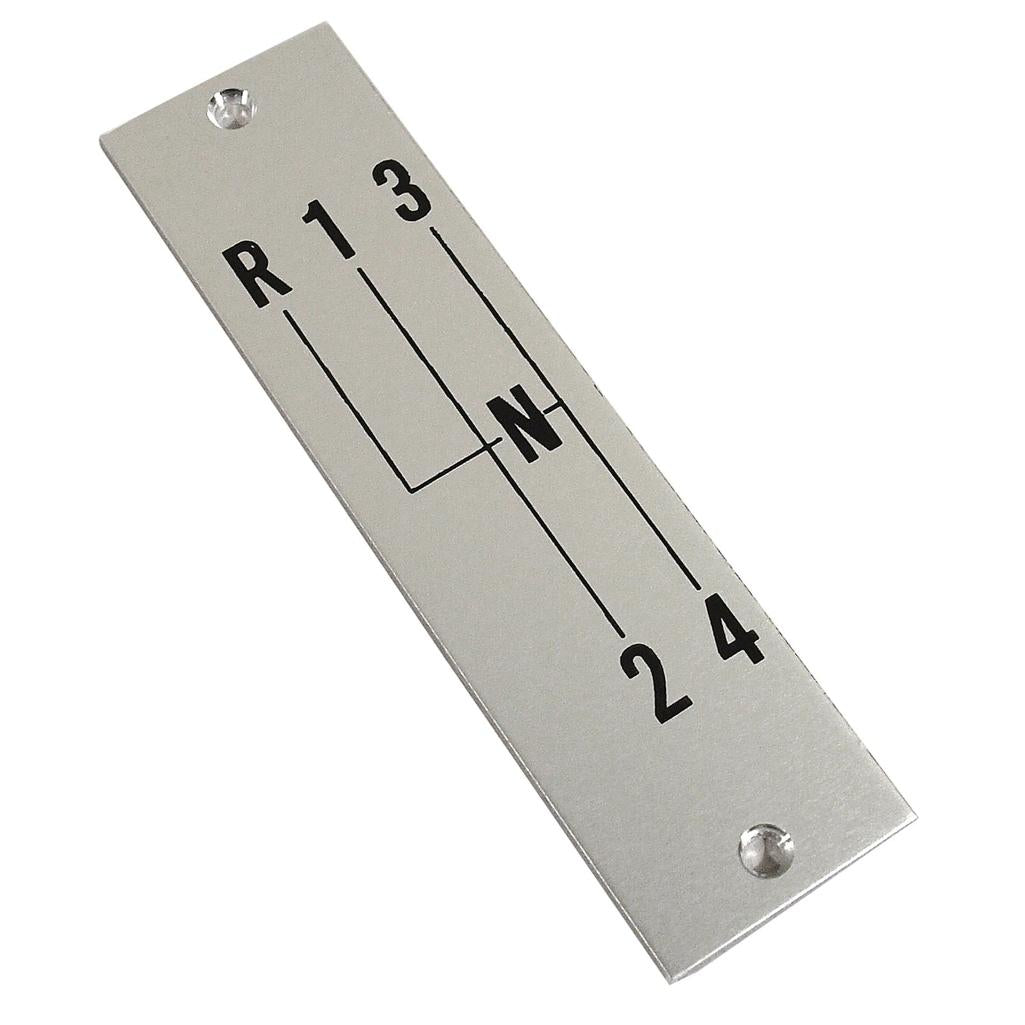 C1 1957-1958 Corvette 4 Speed Shift Indicator Plate