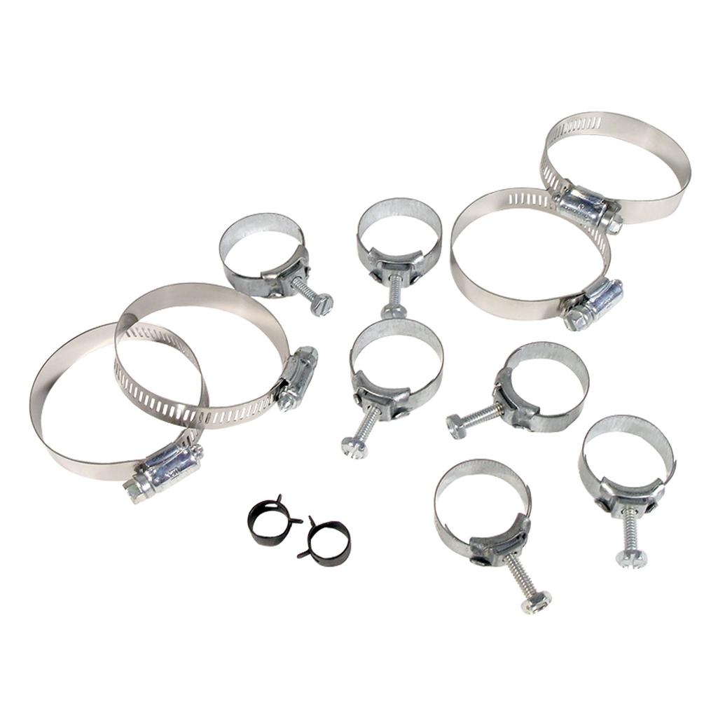 C3 1975-1982 Corvette Hose Clamp Kit, 350 W/Air Conditioning