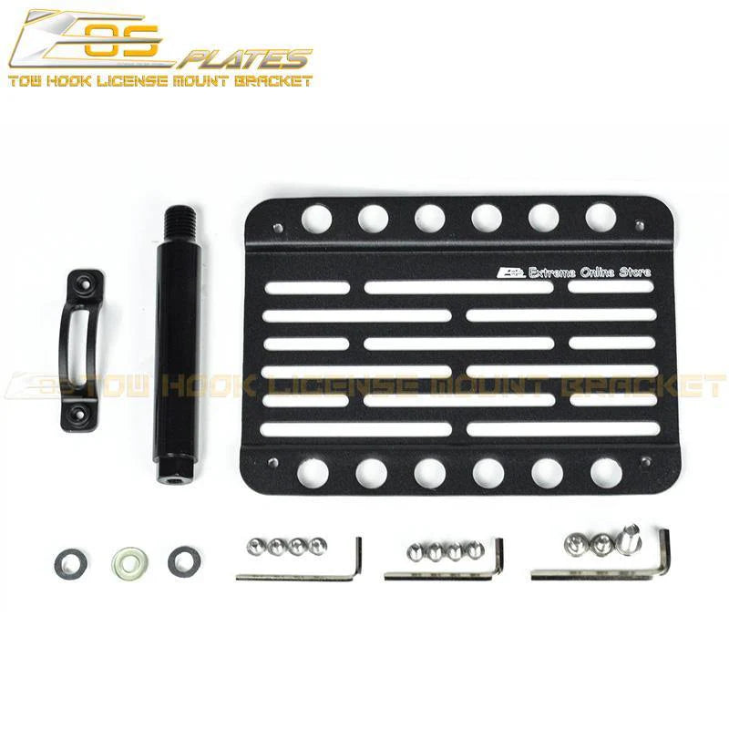 Corvette C7 Tow Hook License Plate Mount Bracket: 2014-2019